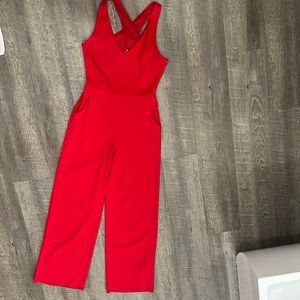 Red jumpsuit